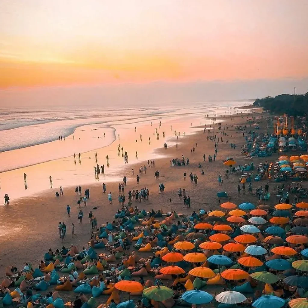 Photo by IDN Times, Best Sunset in Seminyak: Double Six Beach